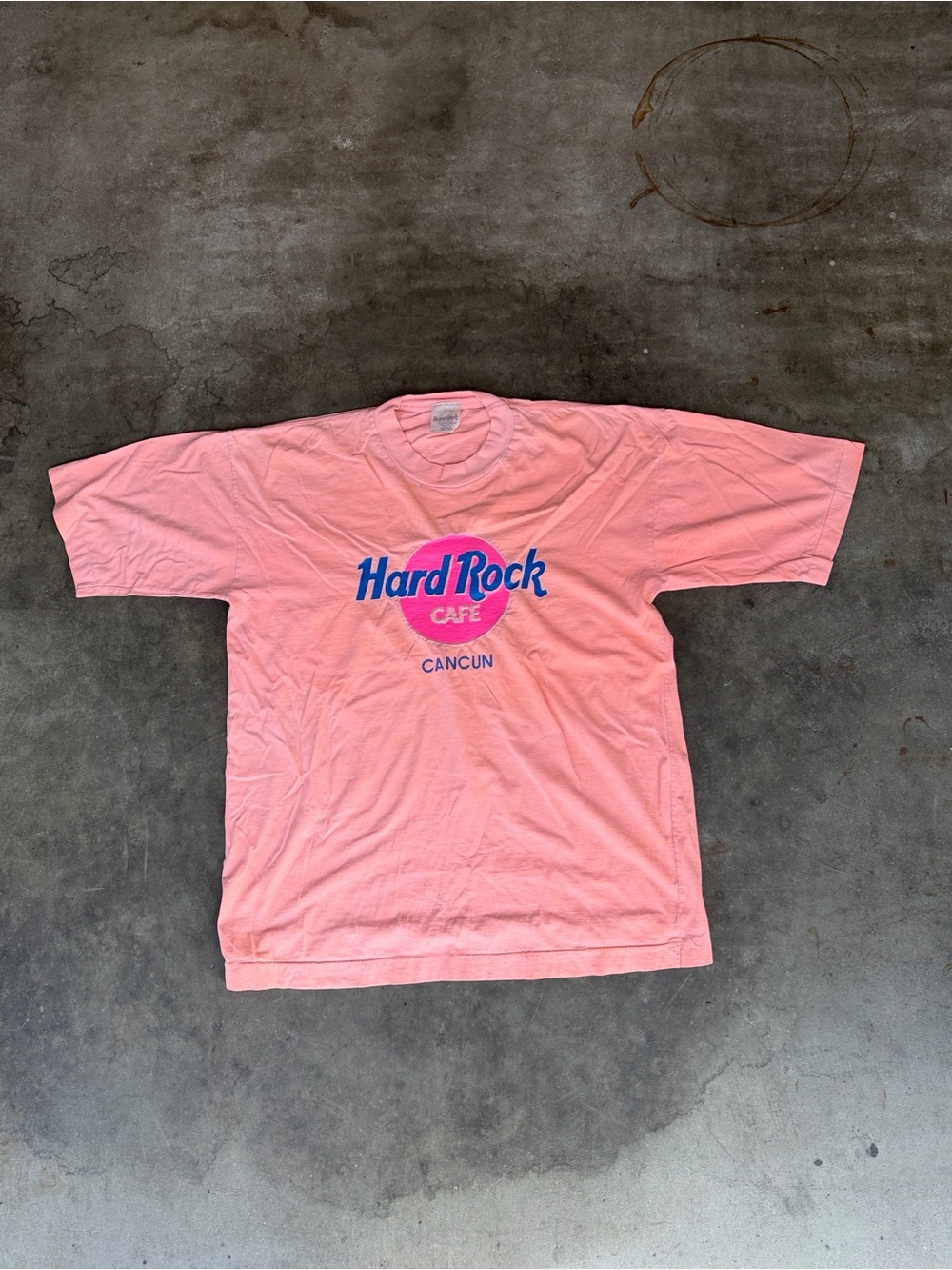 Hard Rock Cafe Cancun Pink Save the Planet T Shirt Large